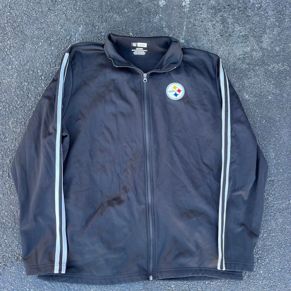 NFL ProLine  Pittsburgh Steelers Full Zip Sweater size XL